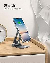 Nulaxy Dual Folding Cell Phone Stand, Fully
