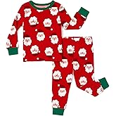 PATPAT Bamboo Viscose Pajama Sets for Toddler Boys & Girls Baby Kids, Ultra-soft Snug fit Pjs Sleepers for Birthday Holiday