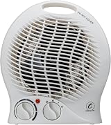 Coselena Electric Heater 2kW Fan with 2 Heat Settings Thermostat White view 7