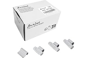 Zerint MC Style, 120pcs/kit, Grey, Wheel Weight Kit, 0.25oz, 0.5oz, 0.75oz, 1oz 30pcs Each(MC-M120)