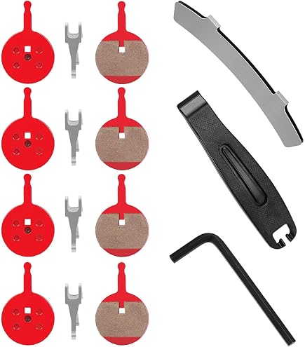 4 Paar AHL Bremsbeläge Für AVID BB5 Scheibenbremsen – Halbmetallisch, 23,5x36,7x4 Mm, MTB, Bike