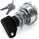 Starter Ignition Switch with Umbrella Key Protection for John Deere | Gator 4x2 4x4 6x4 XUV RSX SR95 Military CS CX TH TS TX RSX850i RSX860i XUV620i XUV625i XUV825i XUV850D Sport Turf E-Gator HPX
