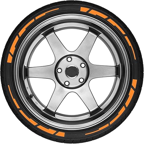 Amazon Co Jp 8pcs タイヤステッカー ホイール リムステッカー 車 オートバイステッカー ラインタイヤステッカー 変更されたタイヤ装飾 ホーム キッチン