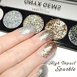 Profusion Cosmetics Onyx Gems 5 Shade Glitter Eyeshadow Palette view 3