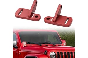 Nilight Light Mounting Bracket Hood Cowl Mount Brackets for Front A-Pillar Auxiliary Offroad LED Work Pods Lights on Jeep Wra