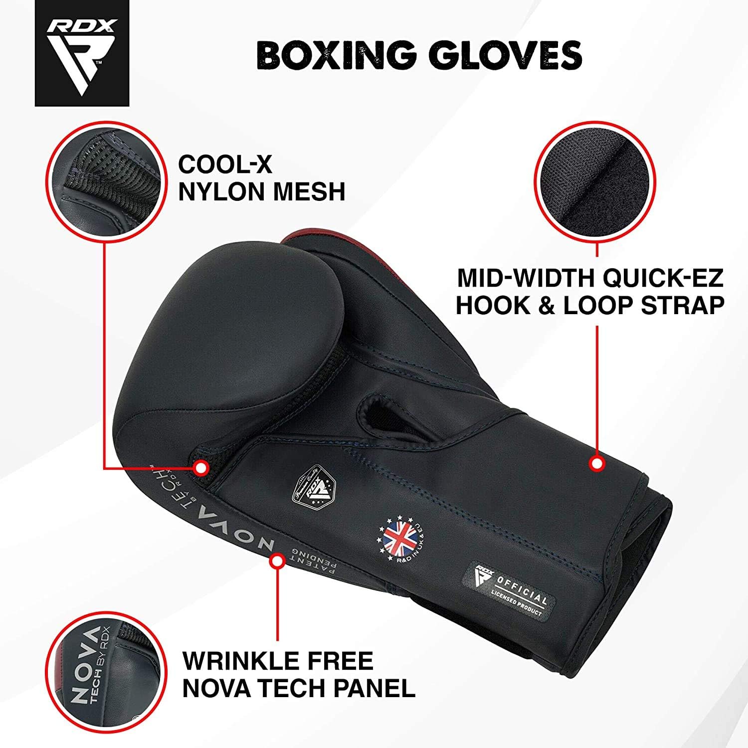 RDX Boxing Gloves for Training Muay Thai Maya Hide Leather Mitts for Sparring, Kickboxing, Fighting Great for Heavy Punch Bag, Double End Speed Ball Focus Pads Punching : Sports & Outdoors
