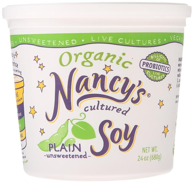 Nancy's, Organic Cultured Soy, Unsweetened Plain, 24 oz