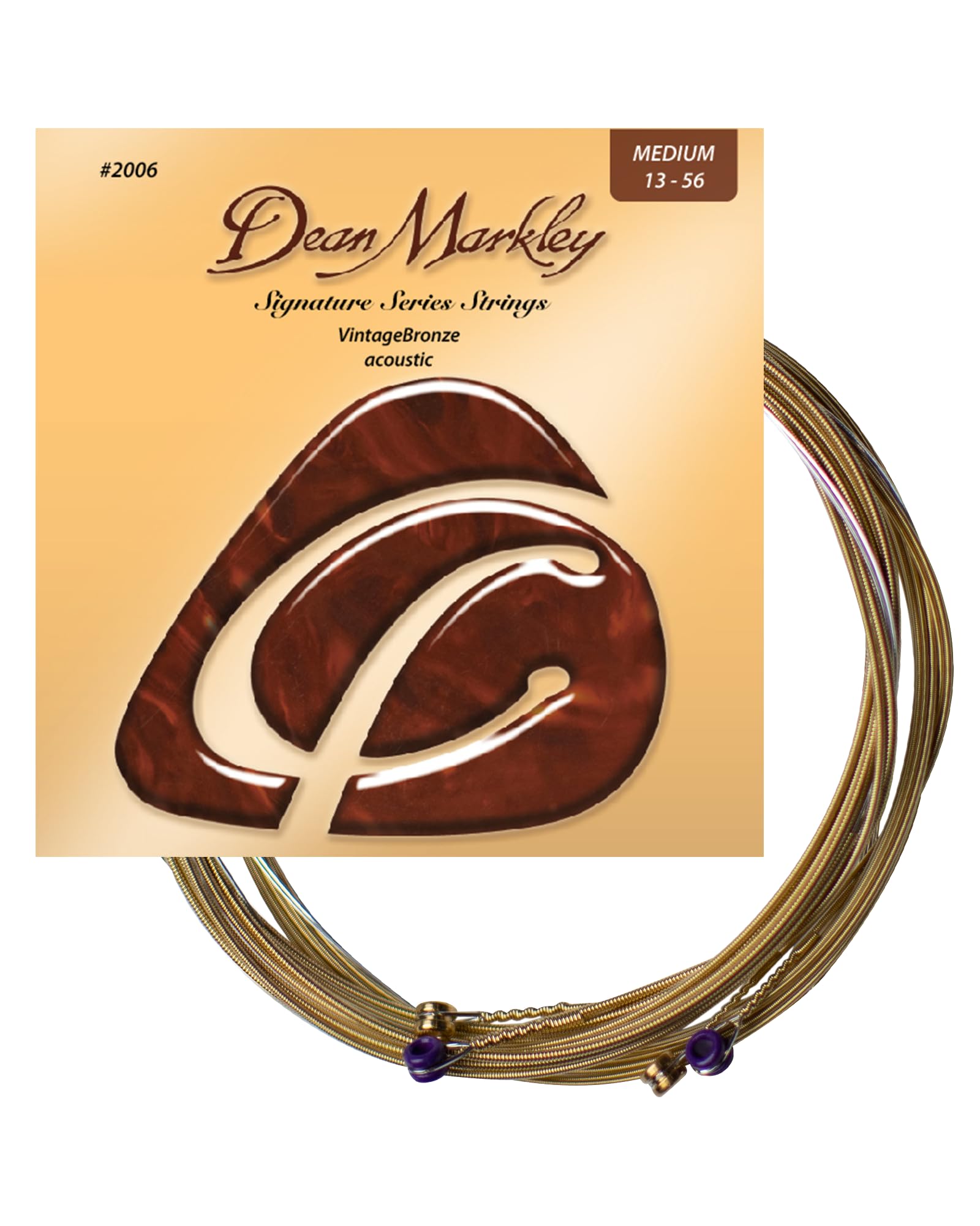 Dean Markley 2006A .013 - .058 Vintage Bronze MED 2006 Acoustic Guitar Strings