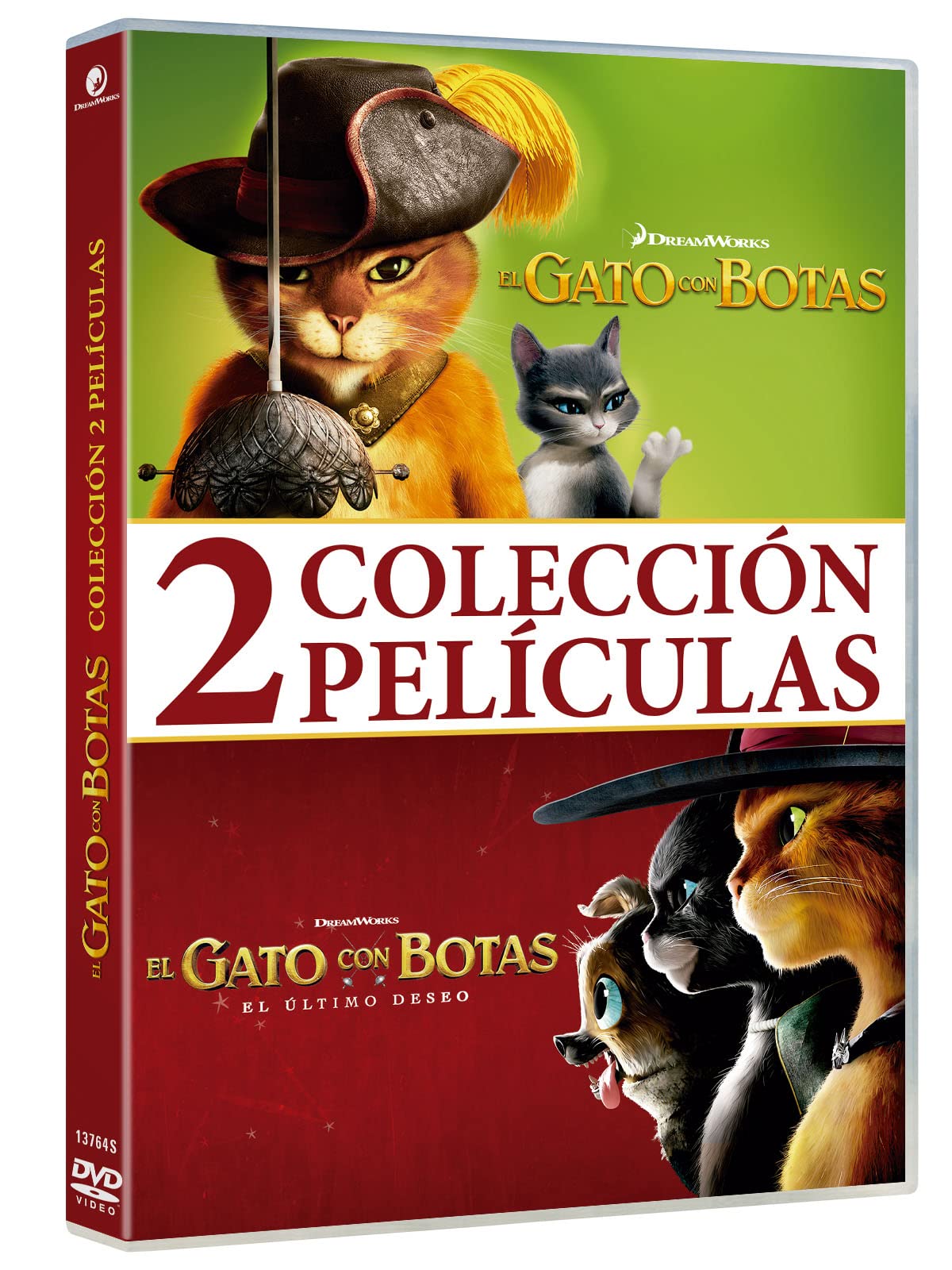 El gato con botas pack 1-2 - DVD