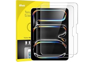 JETech Screen Protector for iPad Pro 11-Inch M5/M4 (2025/2024), 9H Tempered Glass Film, HD Clear, 2-Pack