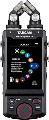 TASCAM Portacapture X8 Portable 6+2-Track 32-bit Float 192 kHz Recorder view 4