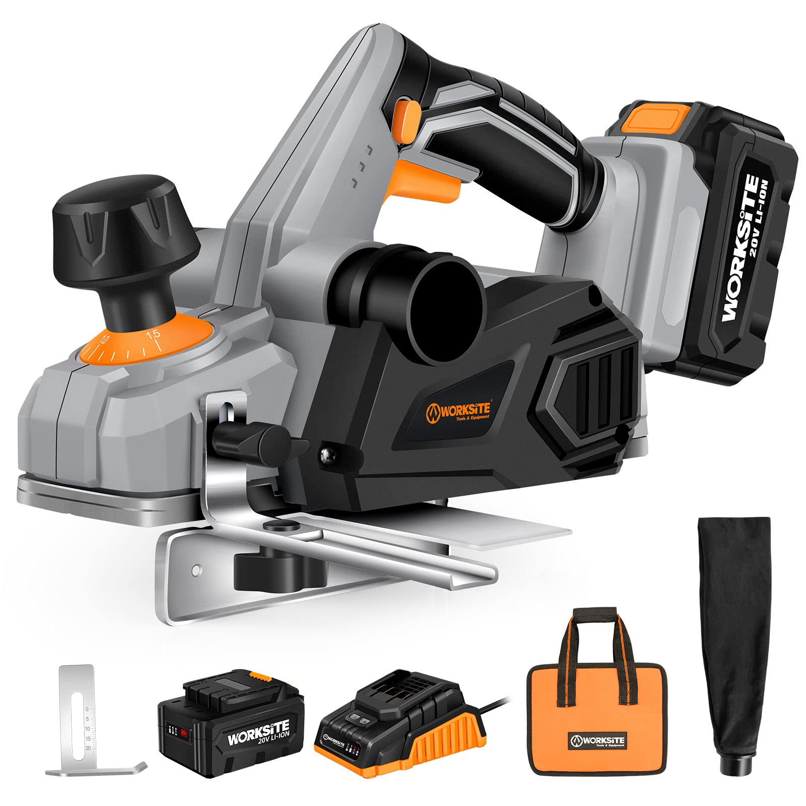 DEWALT 20V MAX XR Cordless Brushless 3-1/4 In. Planer And (1) 20V MAX Compact Lithium-Ion 2.0Ah - View #6