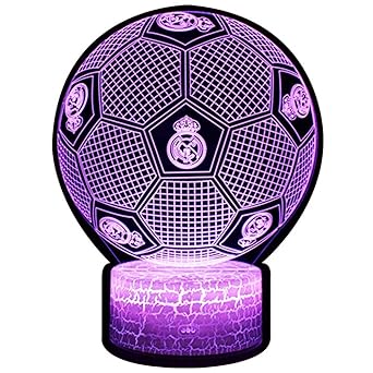 3D Lámpara de Escritorio NHSUNRAY 7 colores LED Touch lámpara de ...