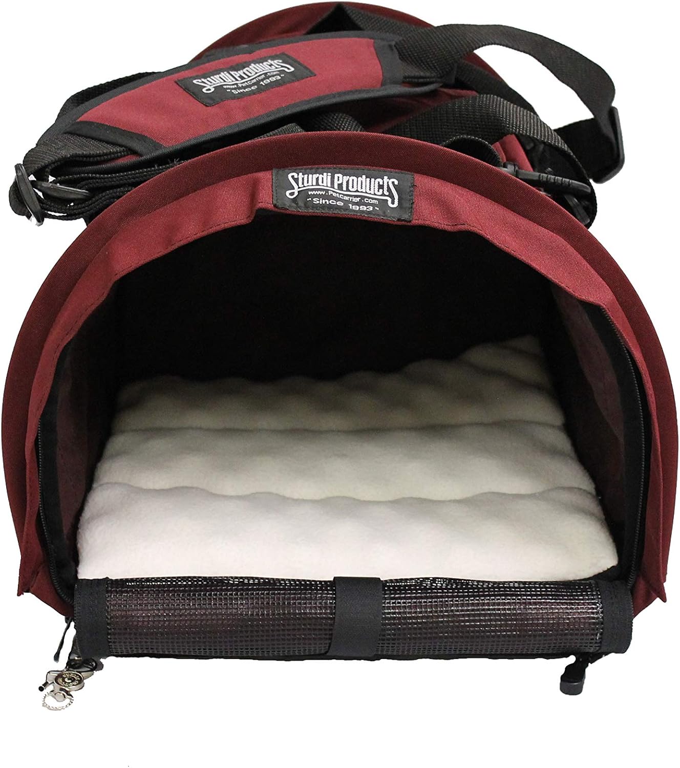 STURDI PRODUCTS SturdiBag Cube Pet Carrier, Large, Bordeaux : Pet Supplies