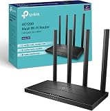 TP-Link Archer C6 Router AC1200 WiFi Dual-Band Gigabit Ethernet VPN Easy Setup view 1