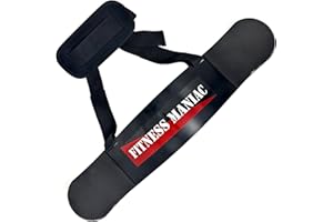 FITNESS MANIAC Bicep Arm Blaster Thick Support Bicep Curl Isolator Padded Edges Adjustable Strap Bicep for Weightlifting & Bodybuilding