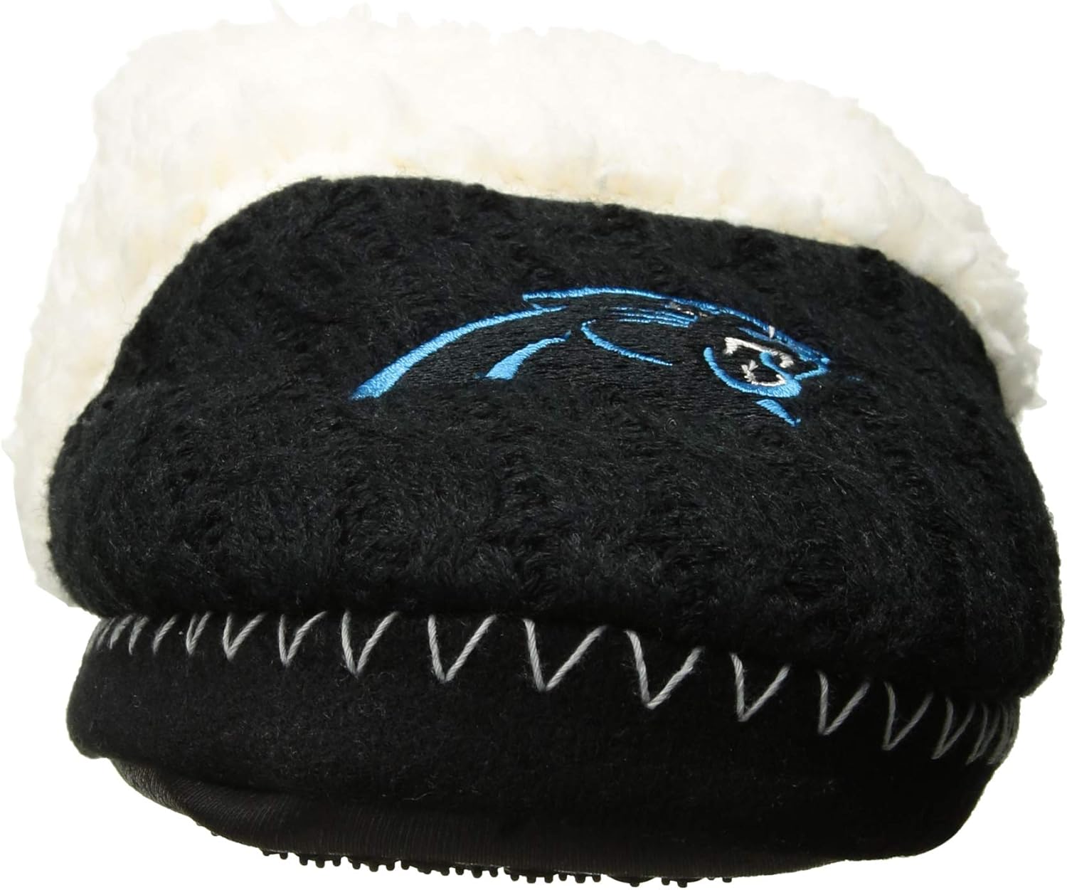 FOCO Womens NFL Team Logo Moccasin Slippers : Clothing