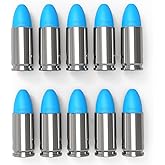 FIREGOWIN Pro Dummy Rounds Snap Caps-Reusable 9mm&12GA&50&45&380ACP Training Rounds for Safe Dry Fire Practice, Durable with 