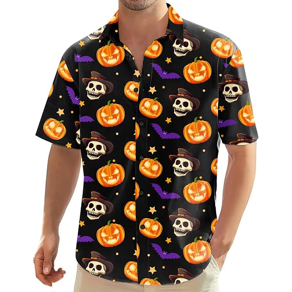 Aazon.co: Bakjuno Funky Hawaiian Shirt For En's Ugly Beach Shirts...