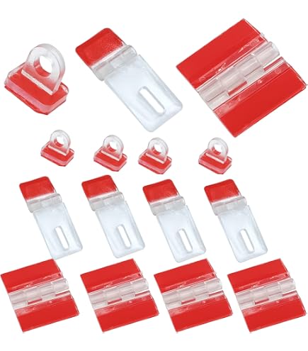 Clear Acrylic Hinge Lock Handle Hasp Folding Knob Concealed Hinges Padlock Plexiglass Glass Plastic I3204774398