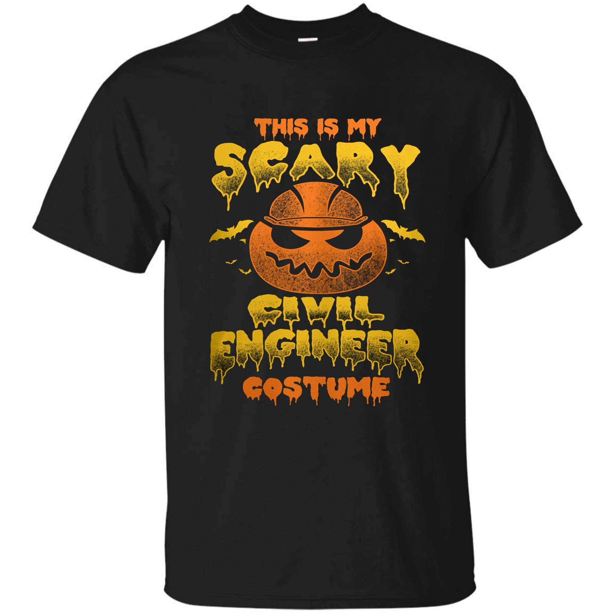 Halloween Scary Civil Engineer For T Shirt