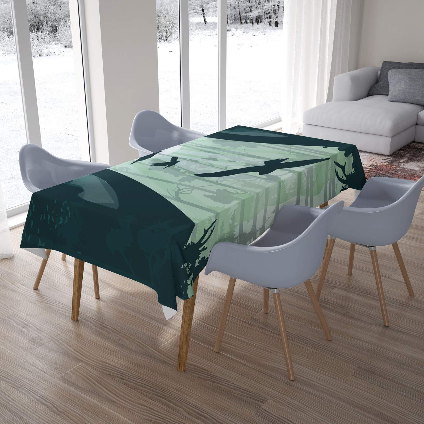 Bonamaison Kitchen Decoration, Tablecloth, 140cm x 200cm - Designed and Manufactured in Turkey