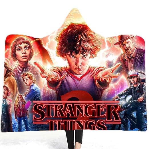 3D Digitaldruck Seltsame Geschichte Umhang Decke Plüsch Verschleißfeste