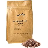 Jovvily Sarsaparilla Root - 4 oz - Cut & Sifted - Herbal Tea - Flavor Modifier