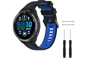 Baaletc Compatible with Garmin Forerunner 945/ Forerunner 935 Watch Bands, Soft Silicone Sports Garmin 935/Fenix 5/Fenix 5 Plus Watch Band Replacement for Garmin Forerunner 945 Smartwatch