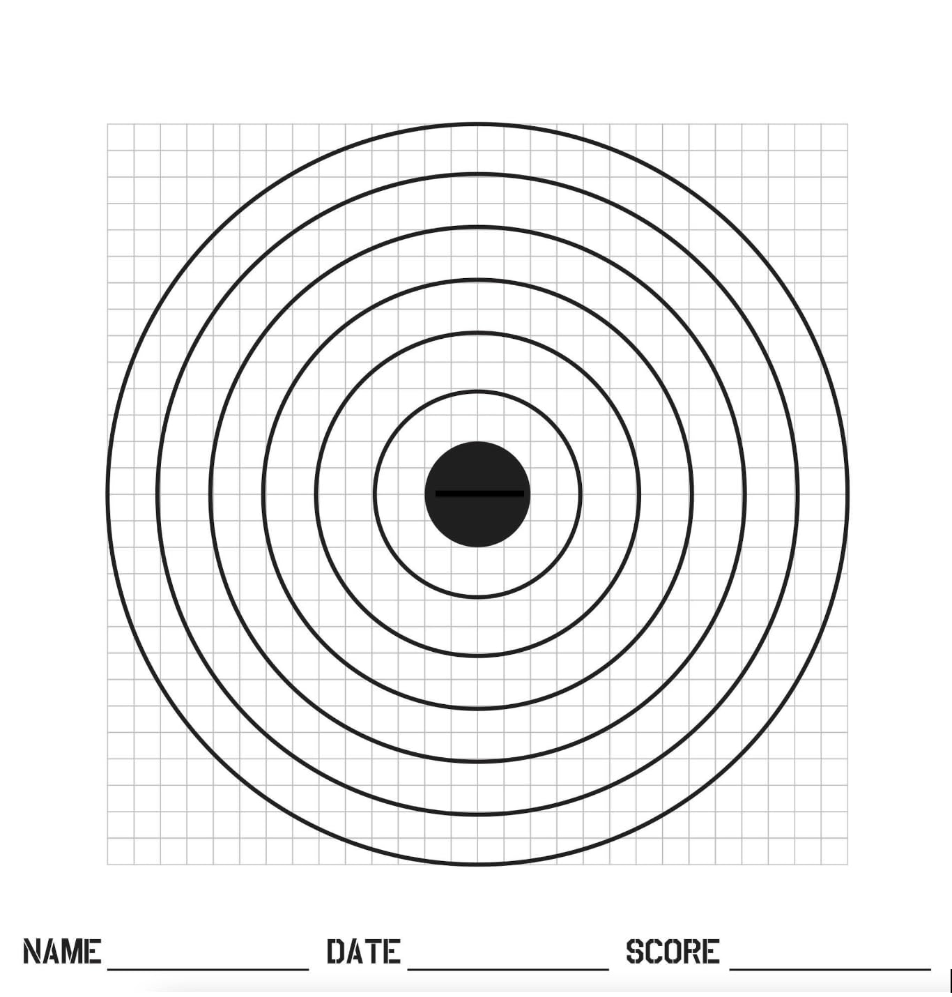 Viper TACTICAL Pro Target Paper Targets 175 x 175 Millimetres
