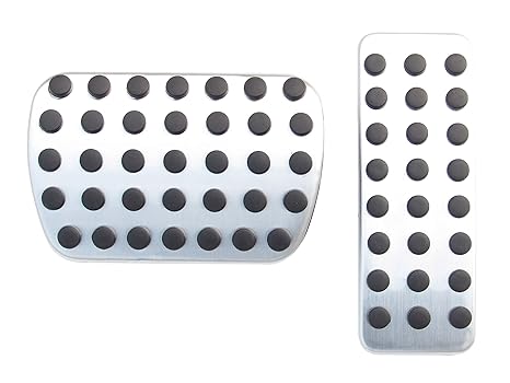 BSFlash car Gas Pedal Cover Compatible Mercedes-Benz A B Class CLA GLA(2 Set