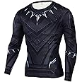 HIMIC E77C 3D Super Hero Close-Fitting Quick-Drying Elastic Sport Cosplay T-Shirt Long Sleeve
