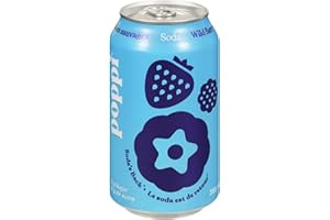 Poppi Wild Berry Soda 355 mL, Can