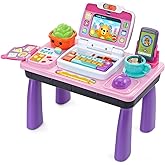 VTech Little CEO Learning Desk Toddler Activity Center, Pink