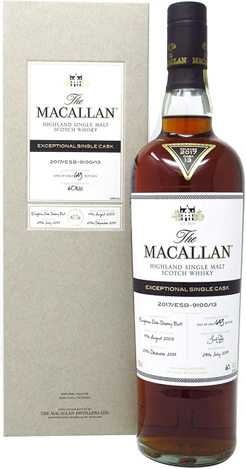 Macallan Exceptional Single Cask 13 2003 14 Year Old Whisky Amazon Co Uk Beer Wine Spirits
