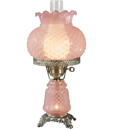 B&P Lamp® 9 7/8\" Shade, Melon, Hunter Green/Cream Tint