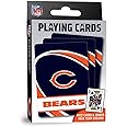 MasterPieces - NFL Playing Cards, Officially Licensed Chicago Bears Football Deck, Family Games for Adults and Kids, Standard Index