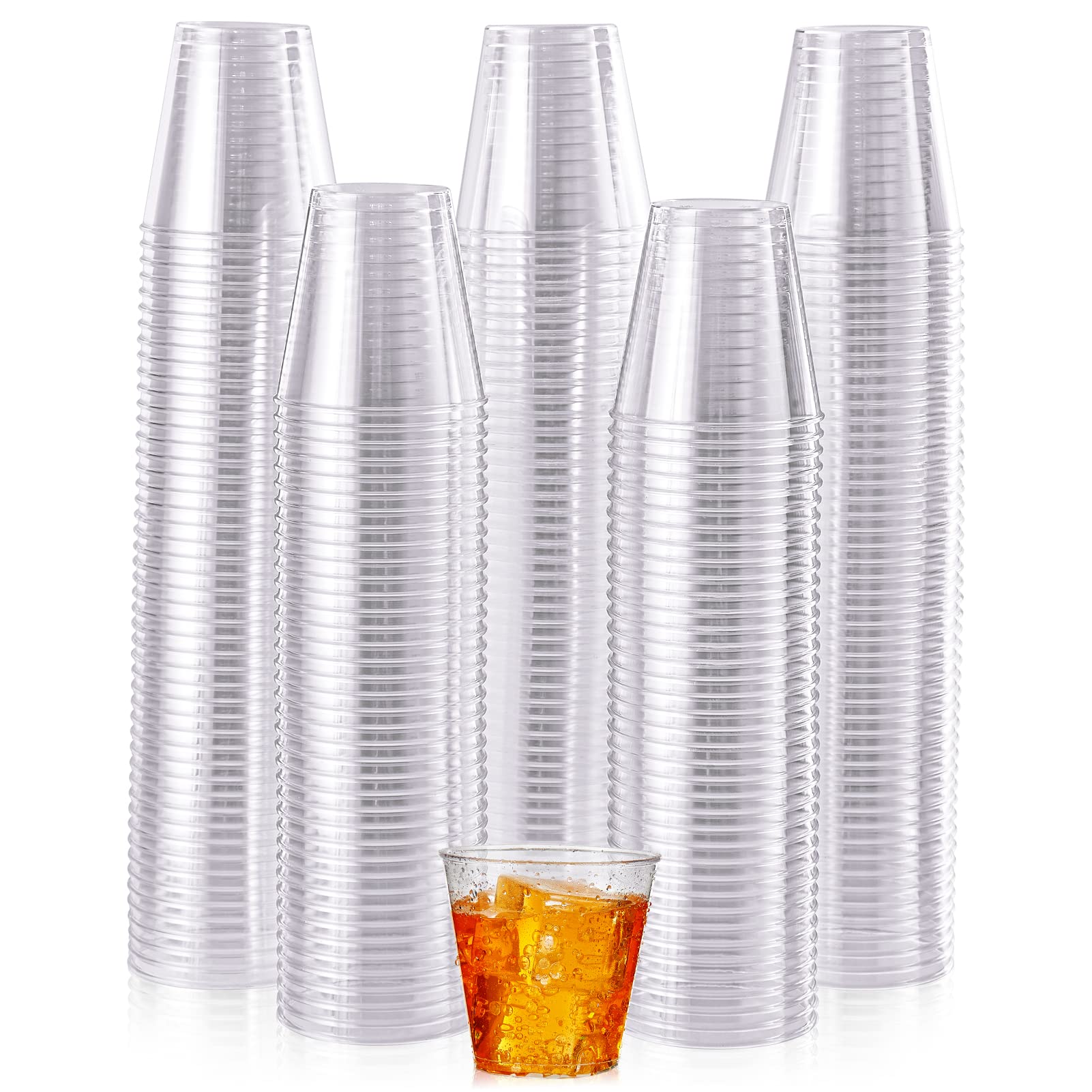 Photo 1 of JOLLY CHEF 1000 Pack Plastic Shot Glasses-2 oz Disposable Cups 2 Ounce Plastic Shot Cups Ideal for Whiskey, Tasting,Food Samples,Perfect for Halloween, Thanksgiving,Christmas Party