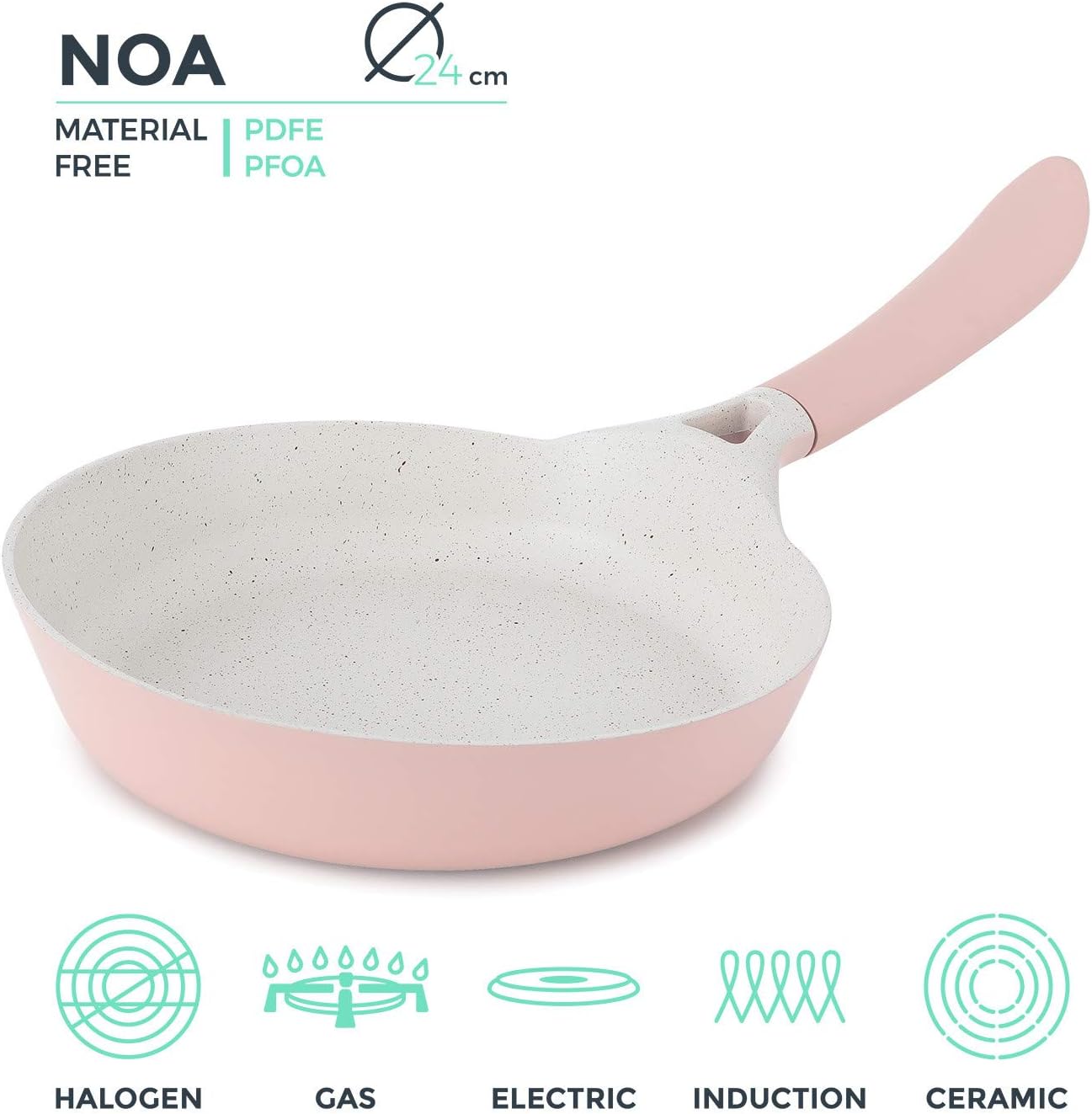 Sartén antiadherente de aluminio Ikohs Noa por 23,95€