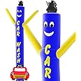 LookOurWay Air Dancers Inflatable Tube Man Attachment - 10 Feet Tall Wacky Waving Inflatable Dancing Tube Guy for Business Promotion (Blower Not Included) - Car Wash with Car Shape