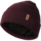Wmcaps Winter Beanie for Men Women, Soft Warm Fleece Lined Knit Hat | Soft fleece lining, secure fit, ear coverage, windproof, idea for outdoor work,ski, dog walking, daily use, mens gifts