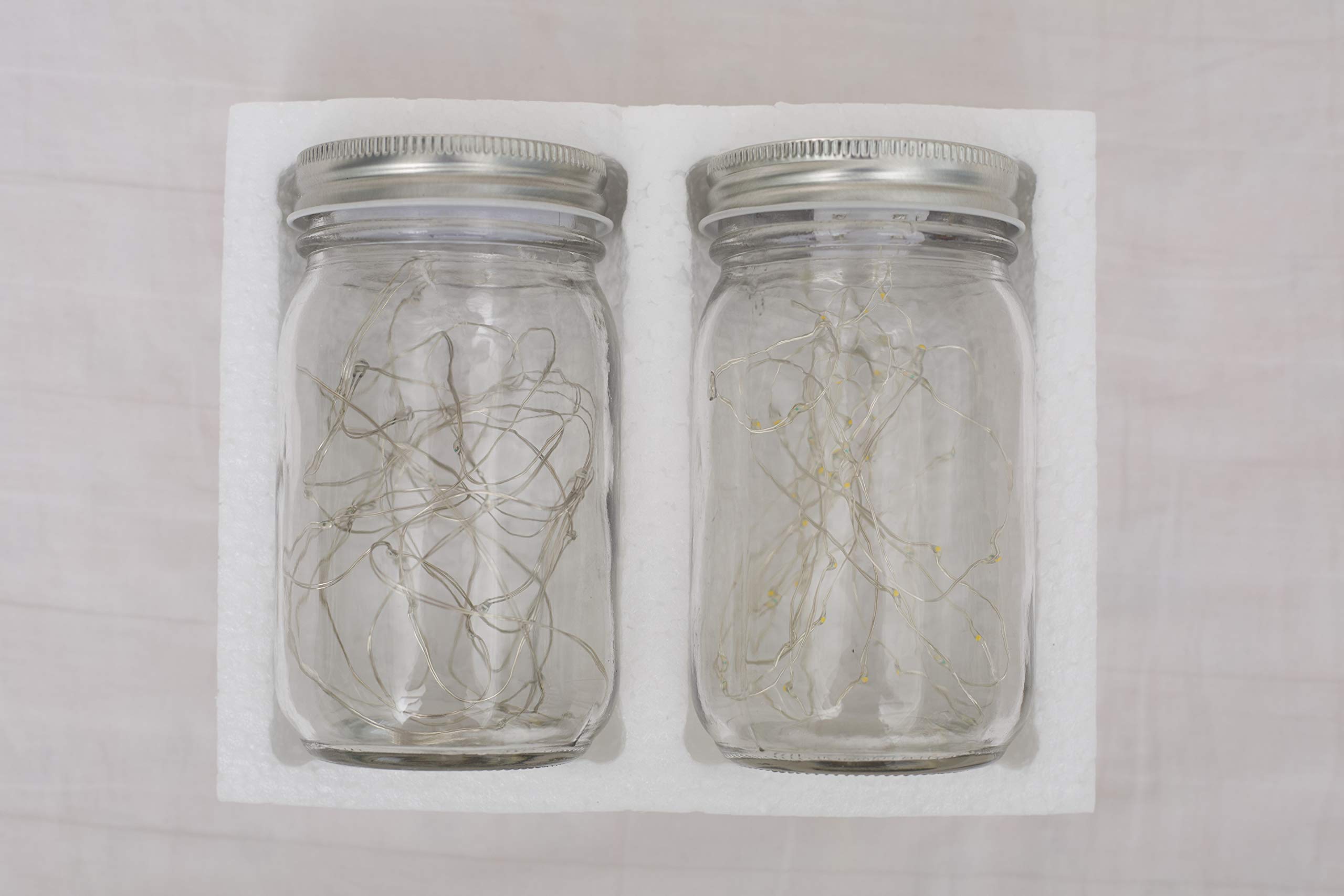 Jiabang Battery Powered Holiday Flavor Glass Cylinder Lamp Glass Candle Lamp Mood Light Christmas Decoration for Home Bedroom Livingroom Theme Party Celebration (Warm White & Colorful Light)