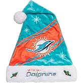 NFL Team Logo High End Holiday Santa Cap Hat