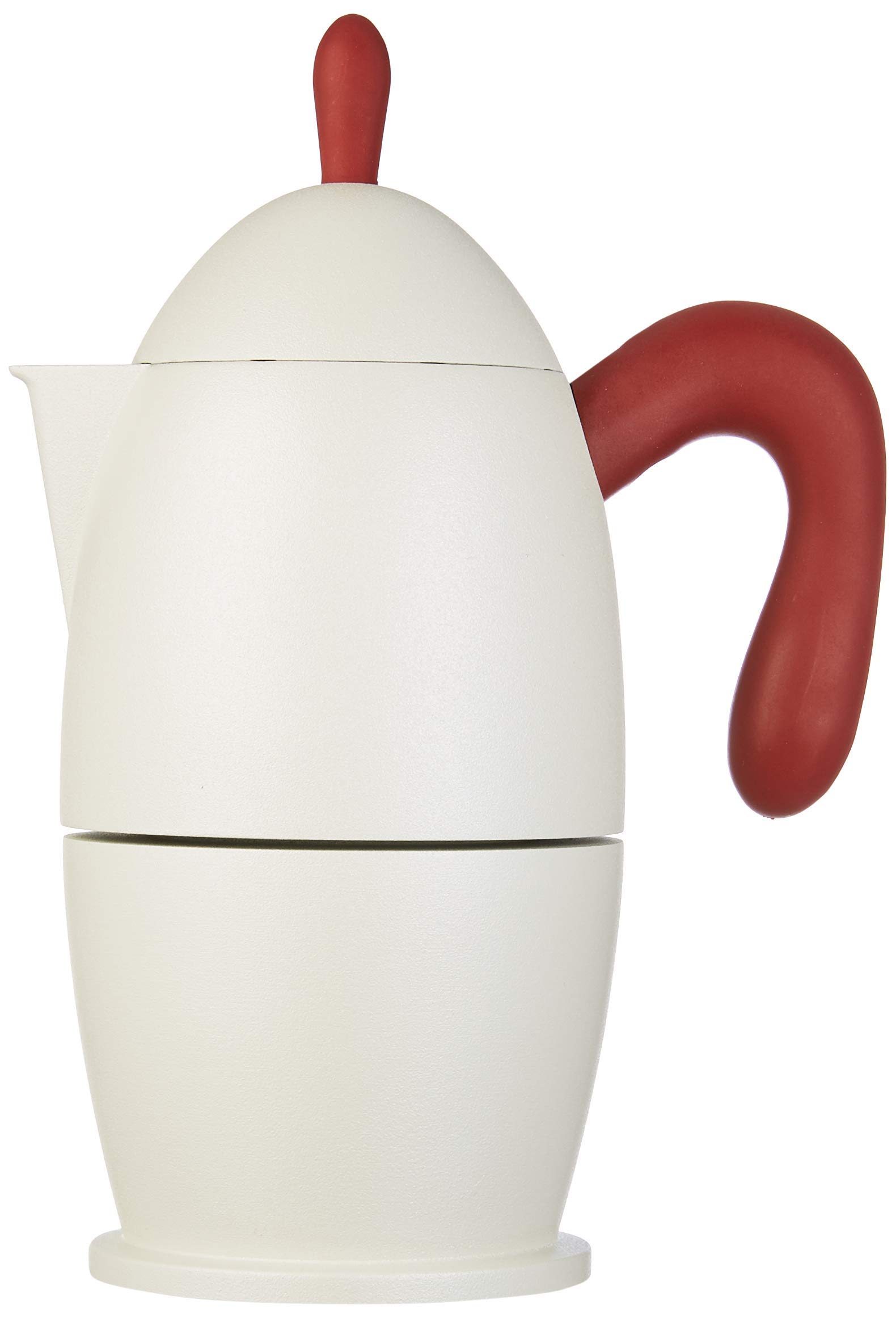 Guzzini Zaza Coffee Maker 6 Cup Brown, Acrylic, 14.20 x 26.60 x 19.40 cm