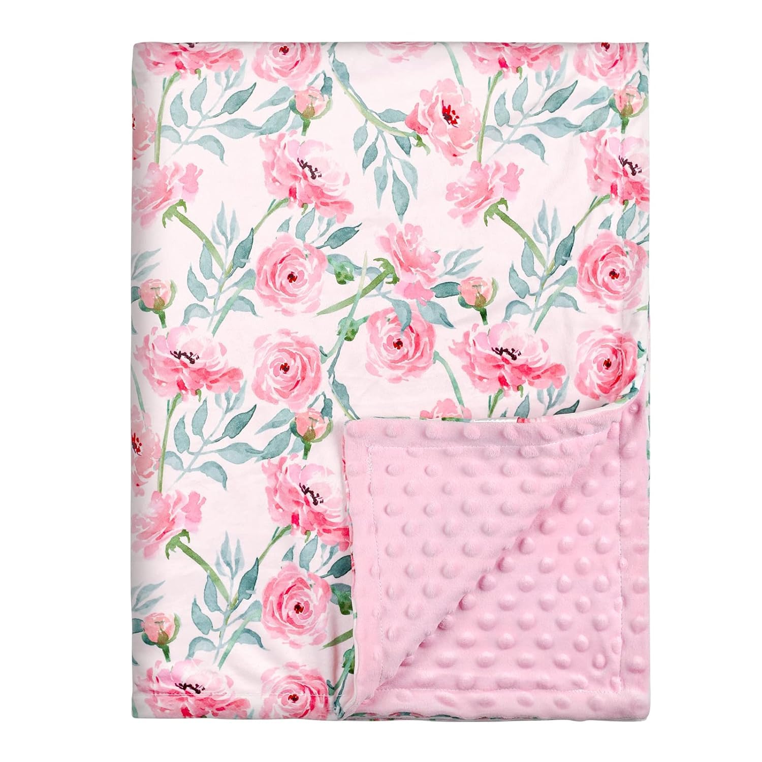 DRESHOW Kids Baby Blankets 75x100cm Organic Cotton Unisex Newborn Thick Super Soft Sleeping Blankets for Toddlers Kids Baby Girls Boys Nursery Duvet Cover Gifts