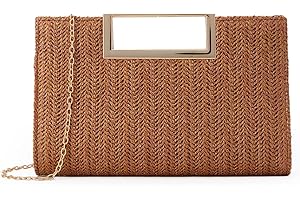 GOKTOW Straw Clutch Top Handbags Raffia Bag Purse Woven Tote CrossBag for Women Beach Summer Travel 2025