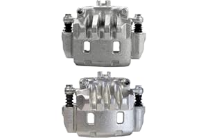 AUTO SHACK AutoShack Front Brake Calipers Set of Assembly with Bracket Replacement for Saab 9-2X Subaru Outback Legacy Impreza Baja WRX XV Crosstrek 2003-2018 Forester Driver and Passenger Side BC30008PR