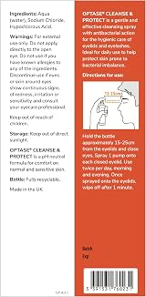 Optase Cleanse & Protect 2-in-1 HOCl Eyelid Spray Twin Pack view 2