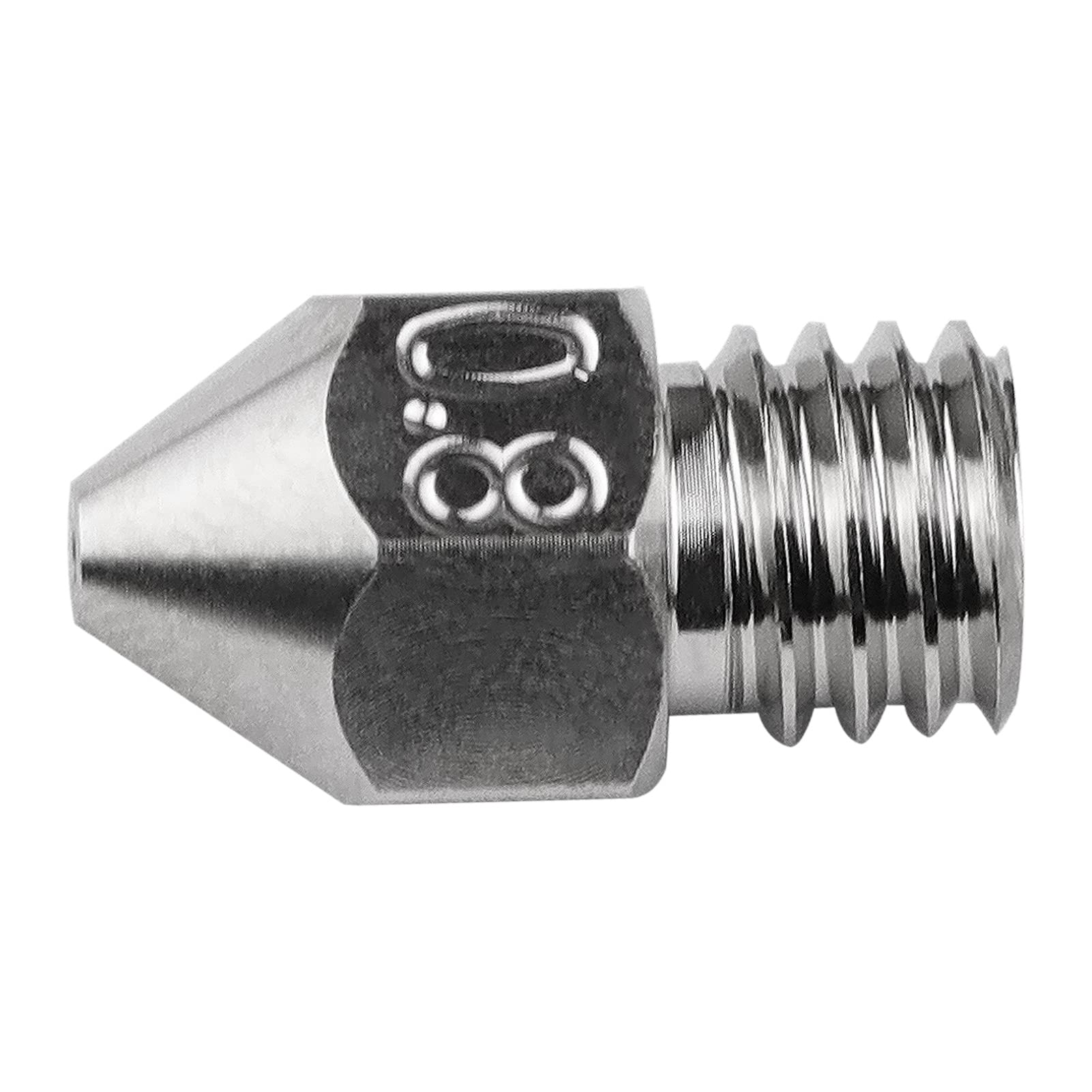 POLISI3D High Temperature Non-Stick Sharp MK8 Plated Copper Nozzle 0.8mm for Creality Ender 3 Pro Ender 5 Plus CR10 CR-10 S4 S5 Anet A8 CraftBot 3D Printer (0.8mm)