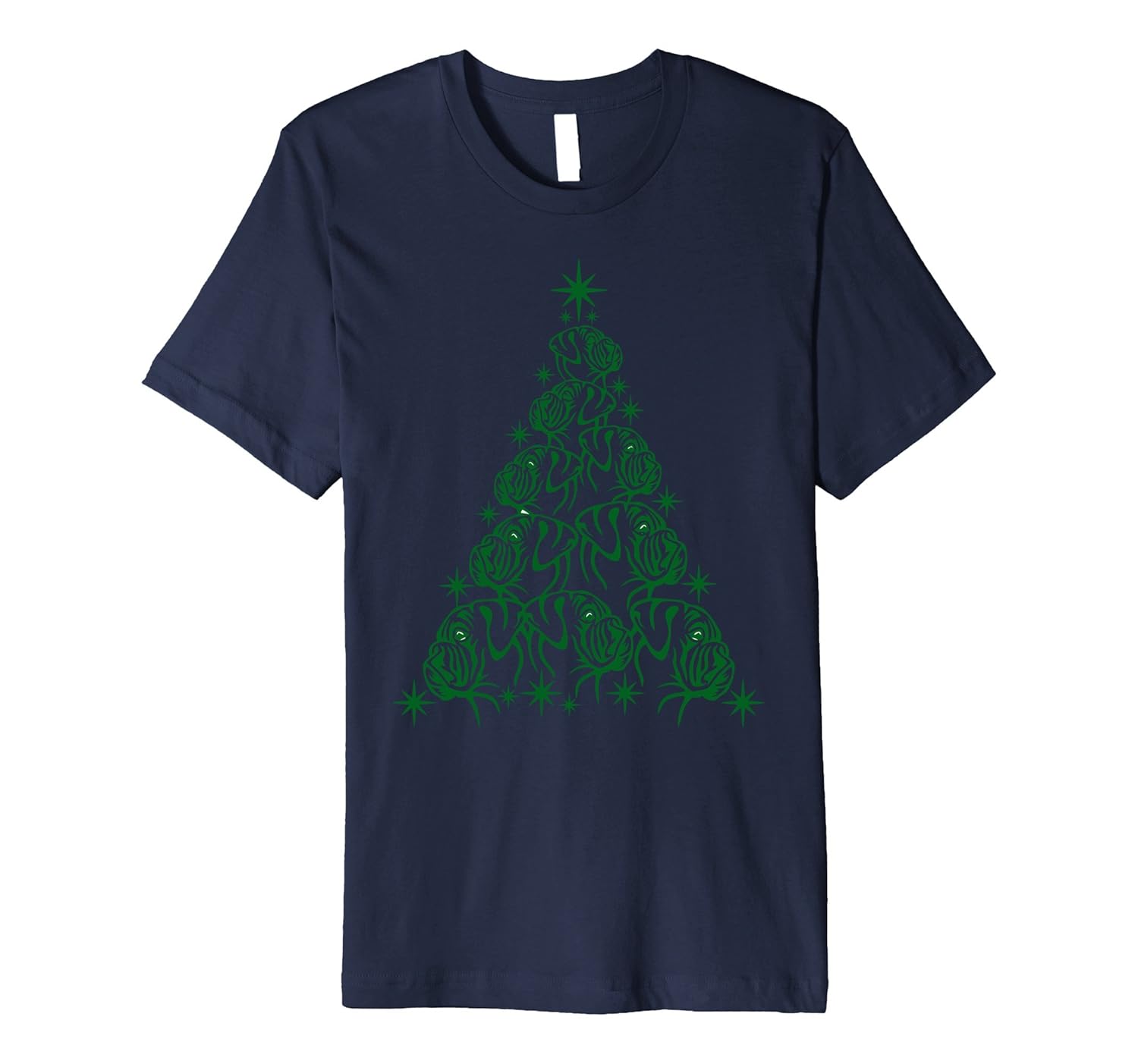 Boxer Dog Christmas Tree T-Shirt-ANZ